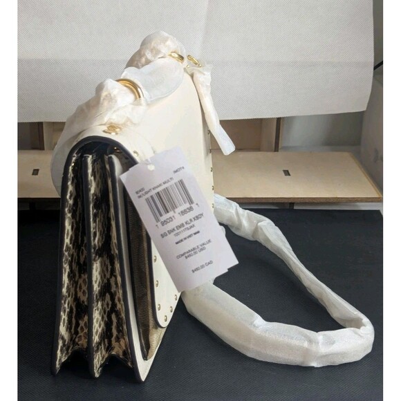 Coach Klare Crossbody - Light Khaki Multi, Snakeskin Embossed - Picture 5 of 9